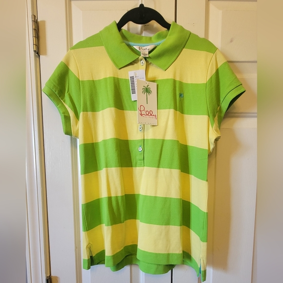 ‼️SOLD‼️🌟NWT 🌟 Lilly Pulitzer, Girls XL, Polo Style Shirt - Picture 1 of 5